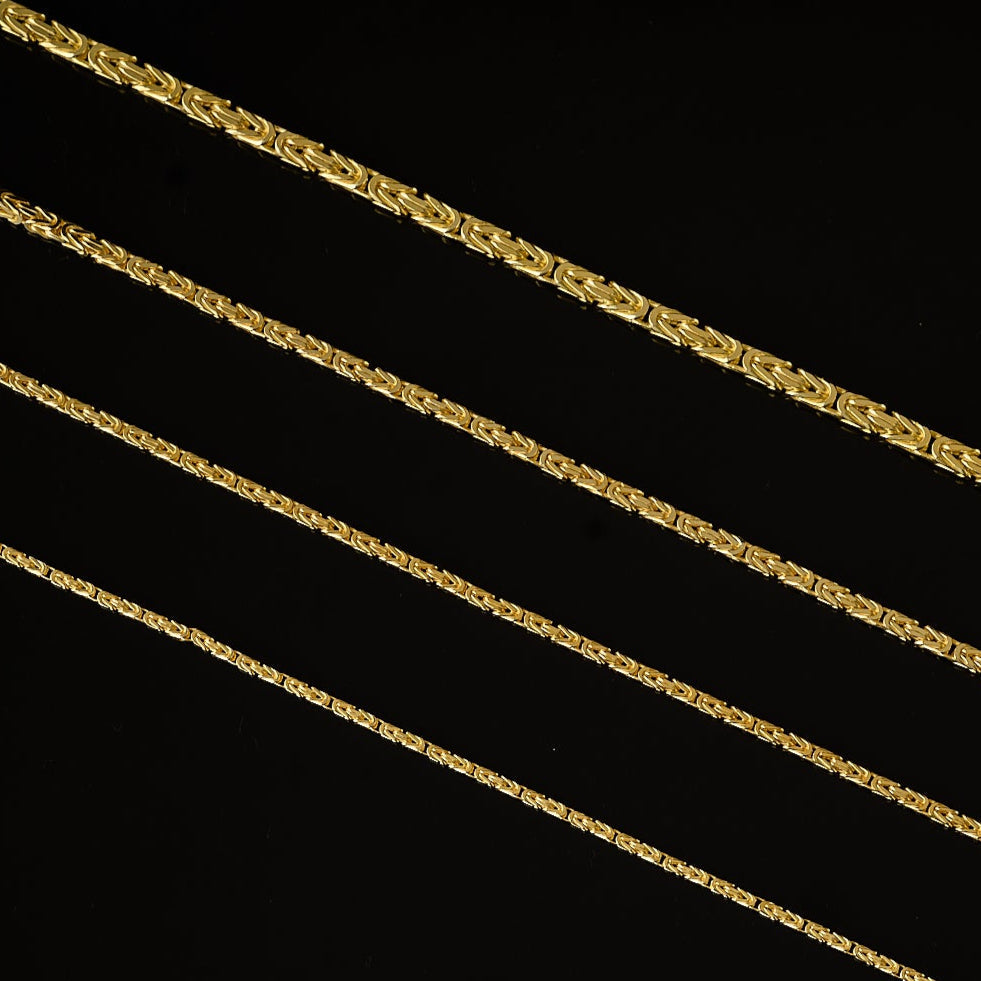 GOLD BYZANTINE NECKLACE