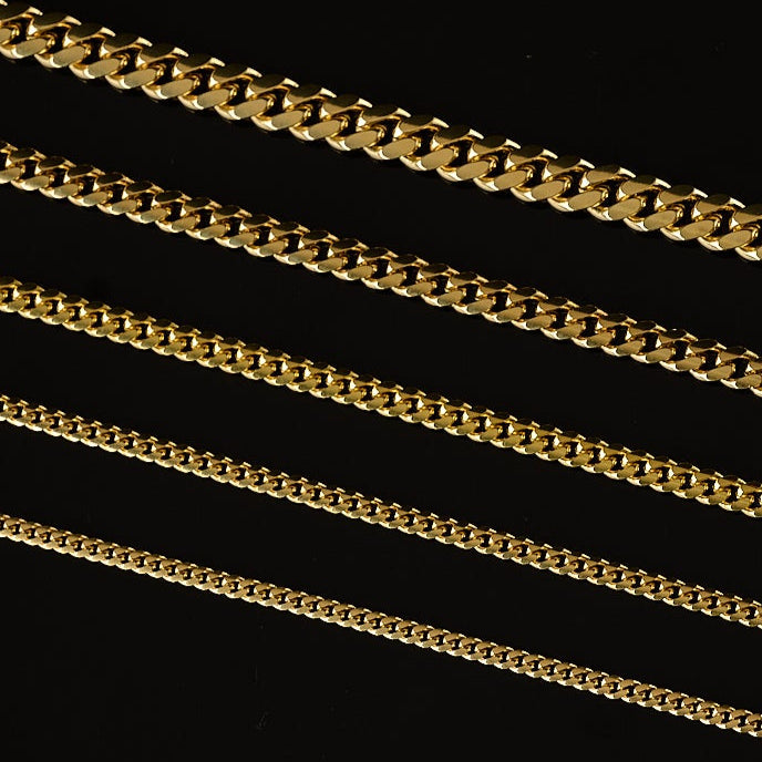 GOLD MIAMI CUBAN NECKLACE