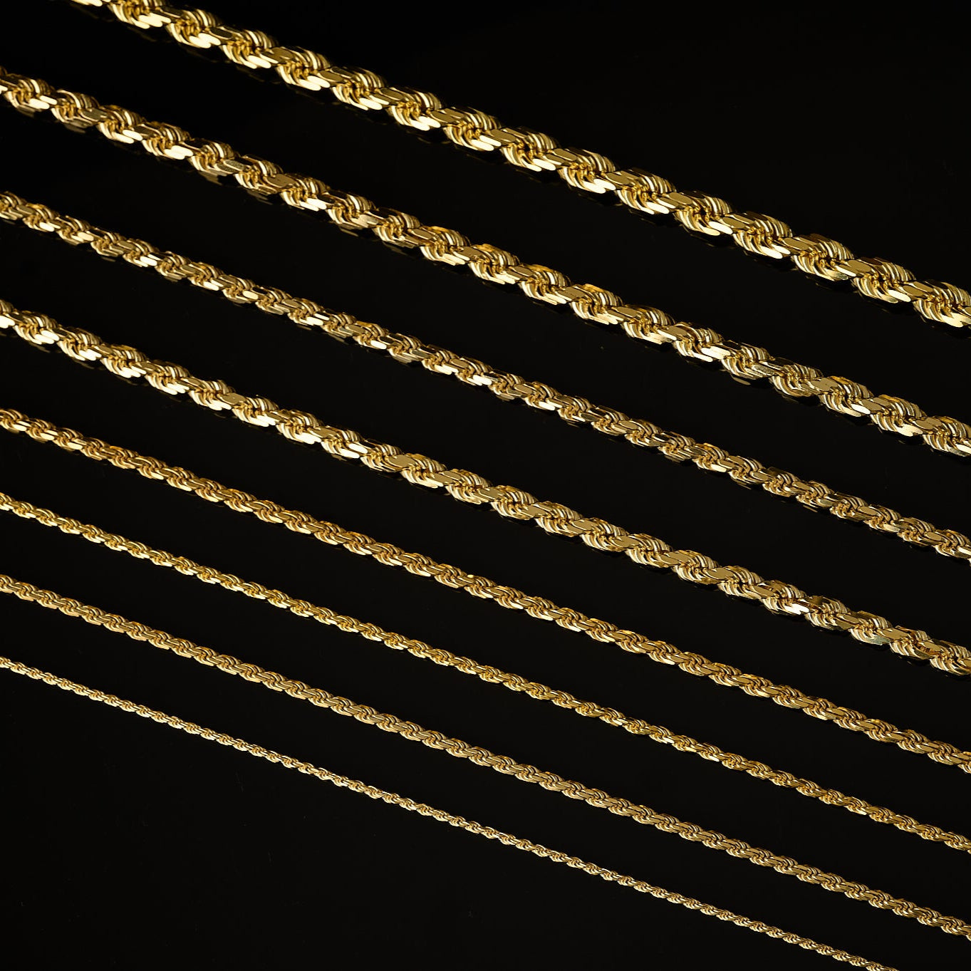 GOLD ROPE NECKLACE