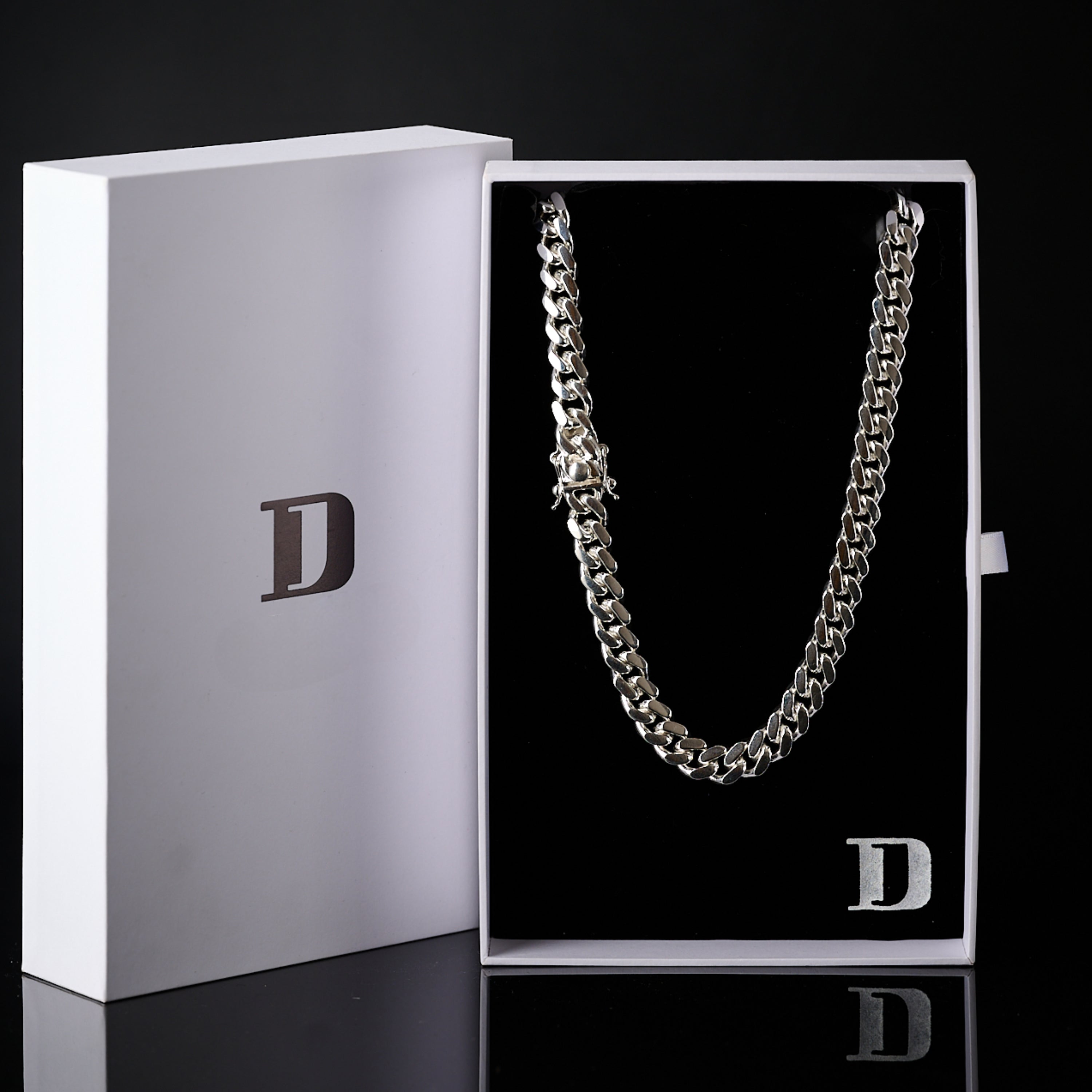 10mm Miami Cuban Box Lock Necklace