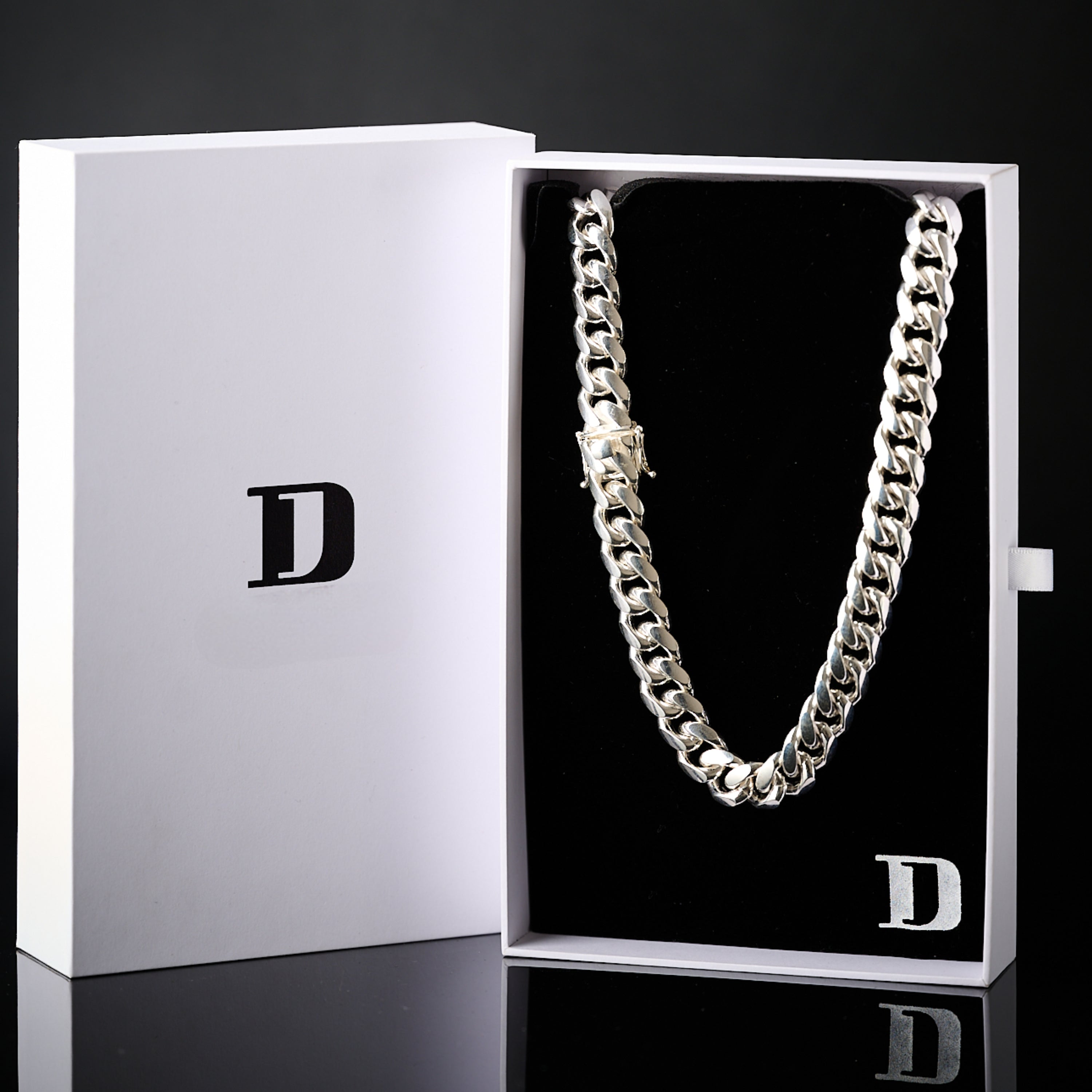 14mm Miami Cuban Box Lock Necklace