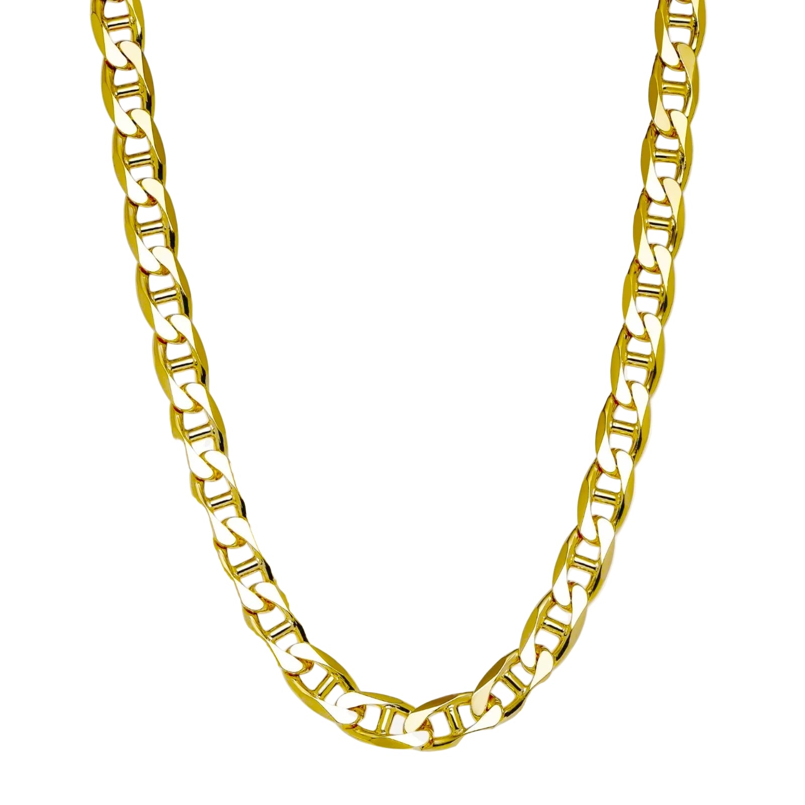 8mm 14K GOLD MARINER CHAIN