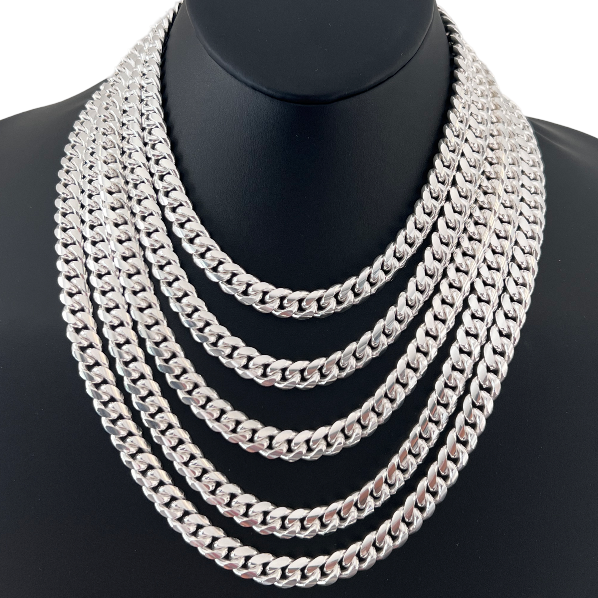 10mm Miami Cuban Box Lock Necklace
