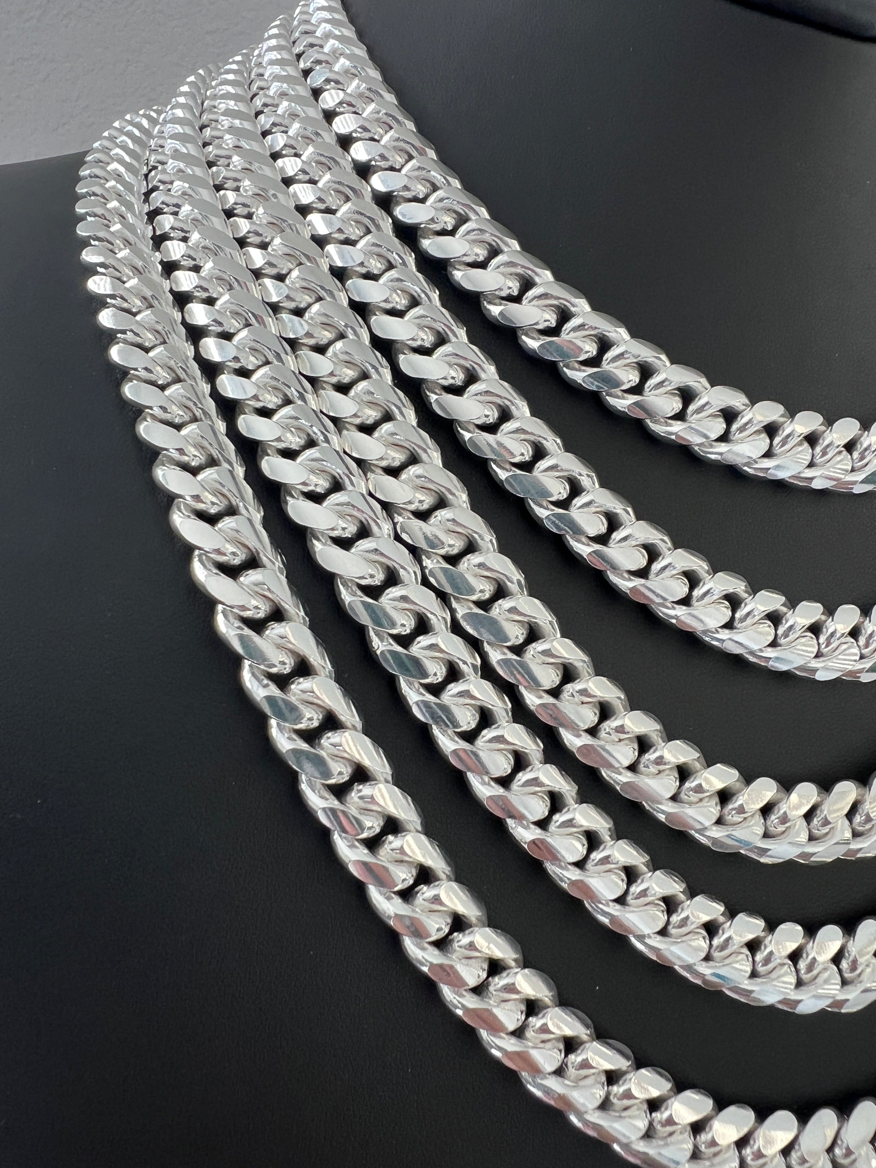 10mm Miami Cuban Box Lock Necklace