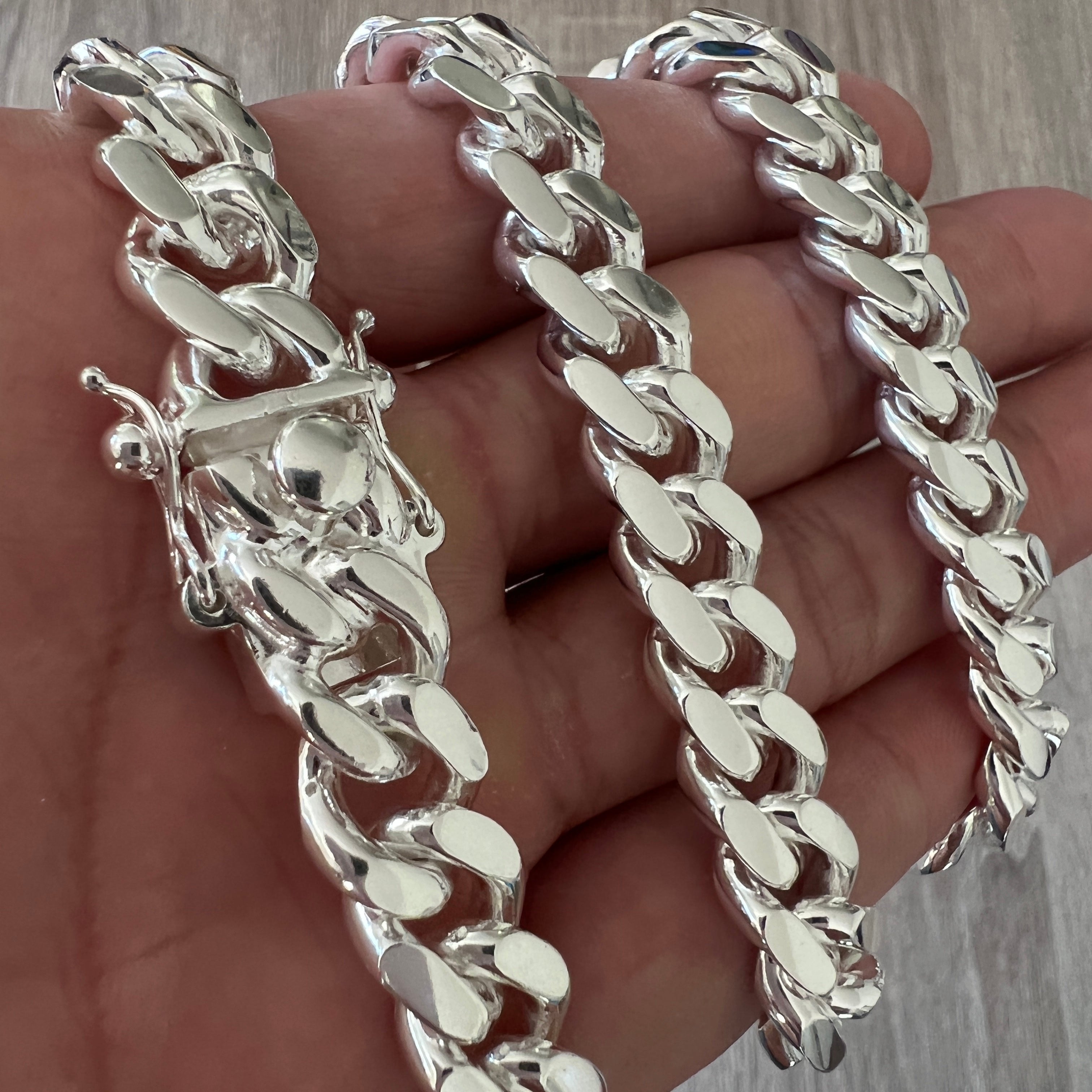 10mm Miami Cuban Box Lock Necklace