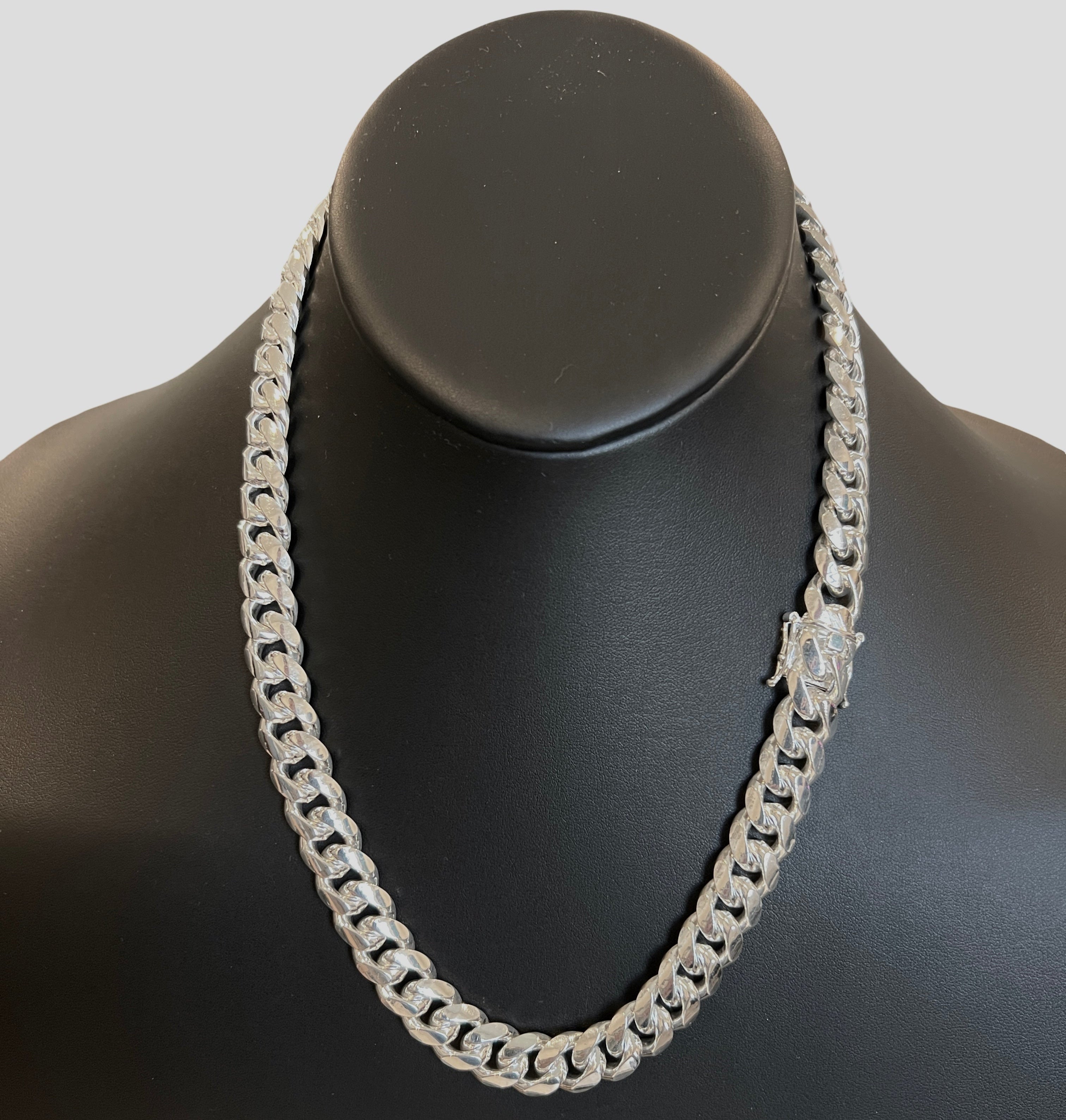 12mm Miami Cuban Box Lock Necklace