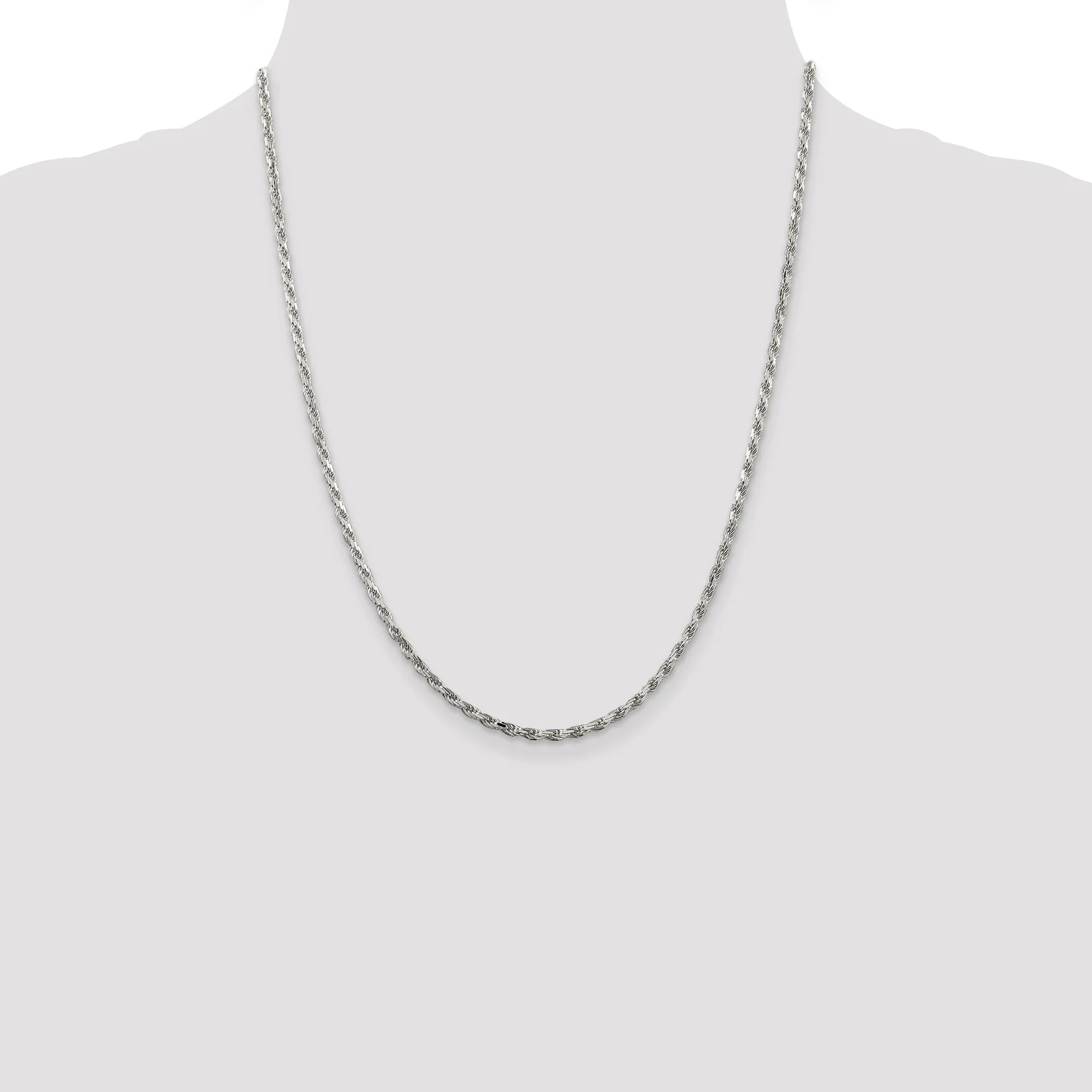 2.5MM ROPE 925 CHAIN DC