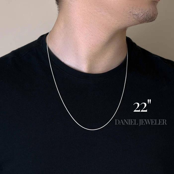 1.5 mm rope chain on neck hotsell
