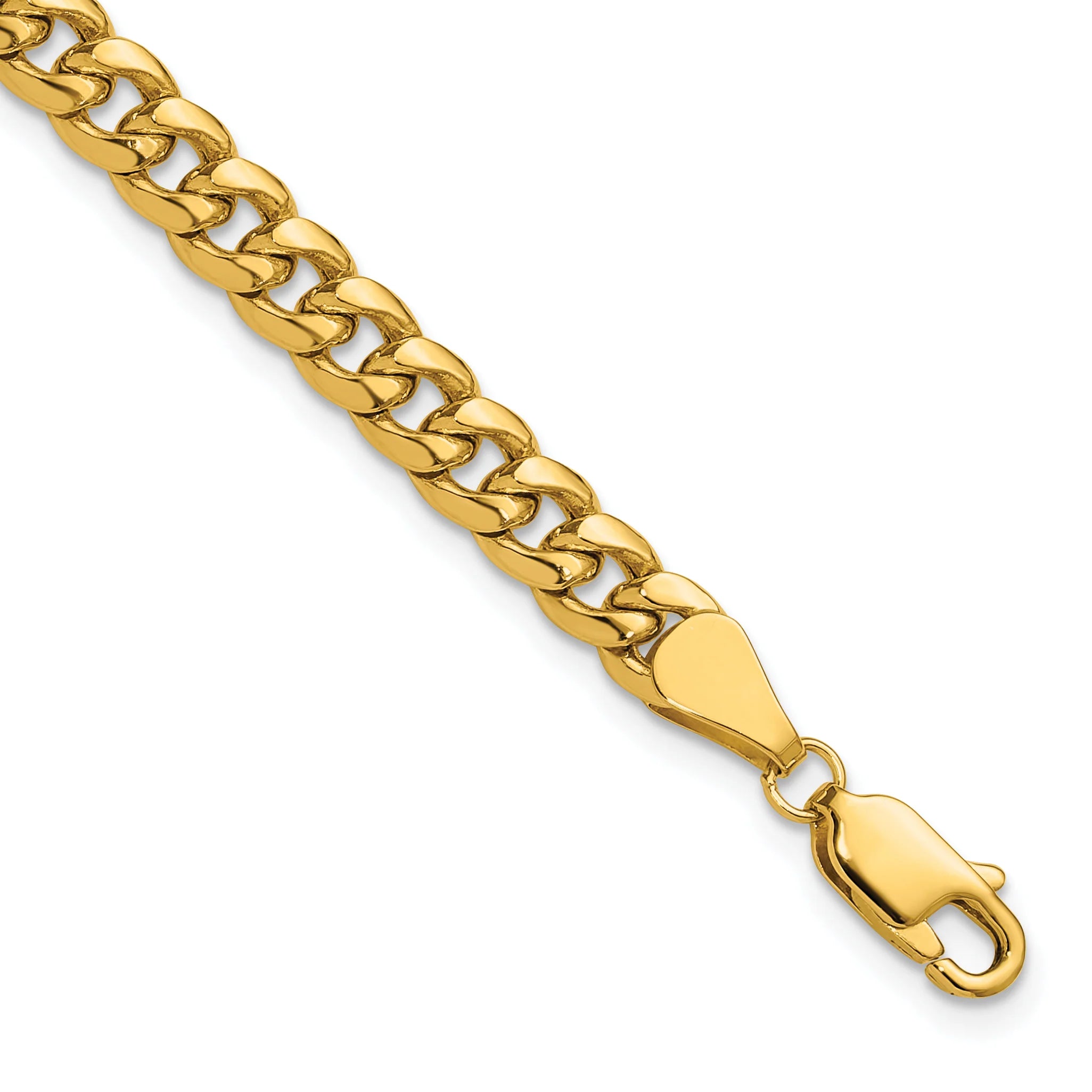 2.5mm Miami Cuban 14K Gold Lobster Necklace