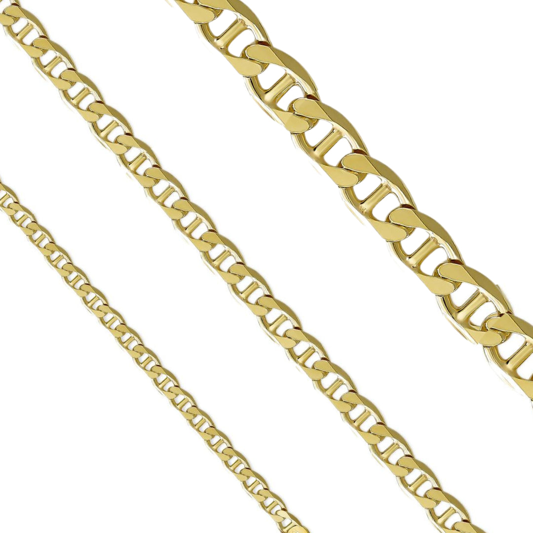4mm Mariner 14K Gold Chain