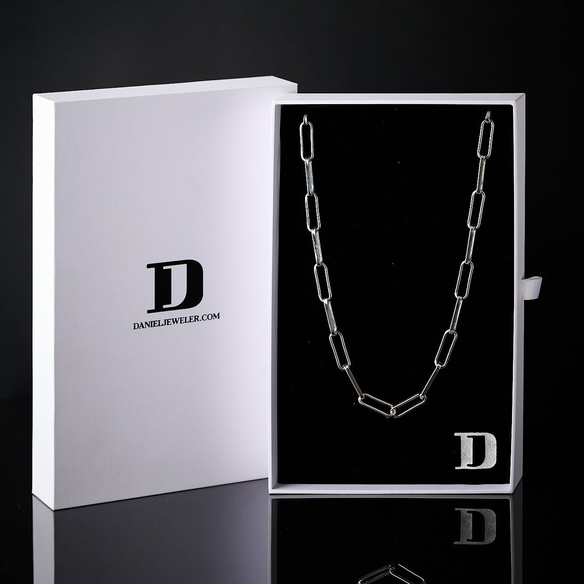 7mm 925 Paperclip Chain
