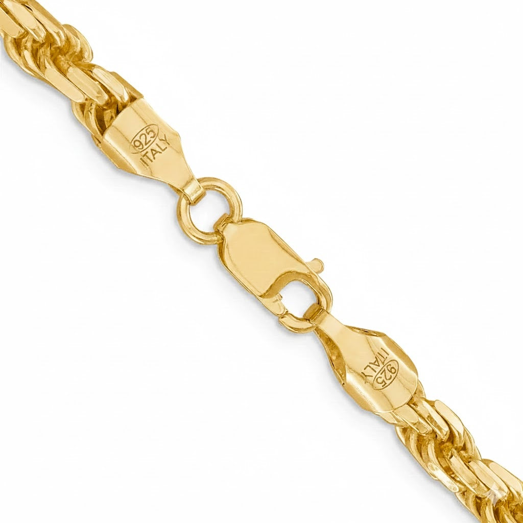 ROPE 14K Gold Vermeil Chain 925