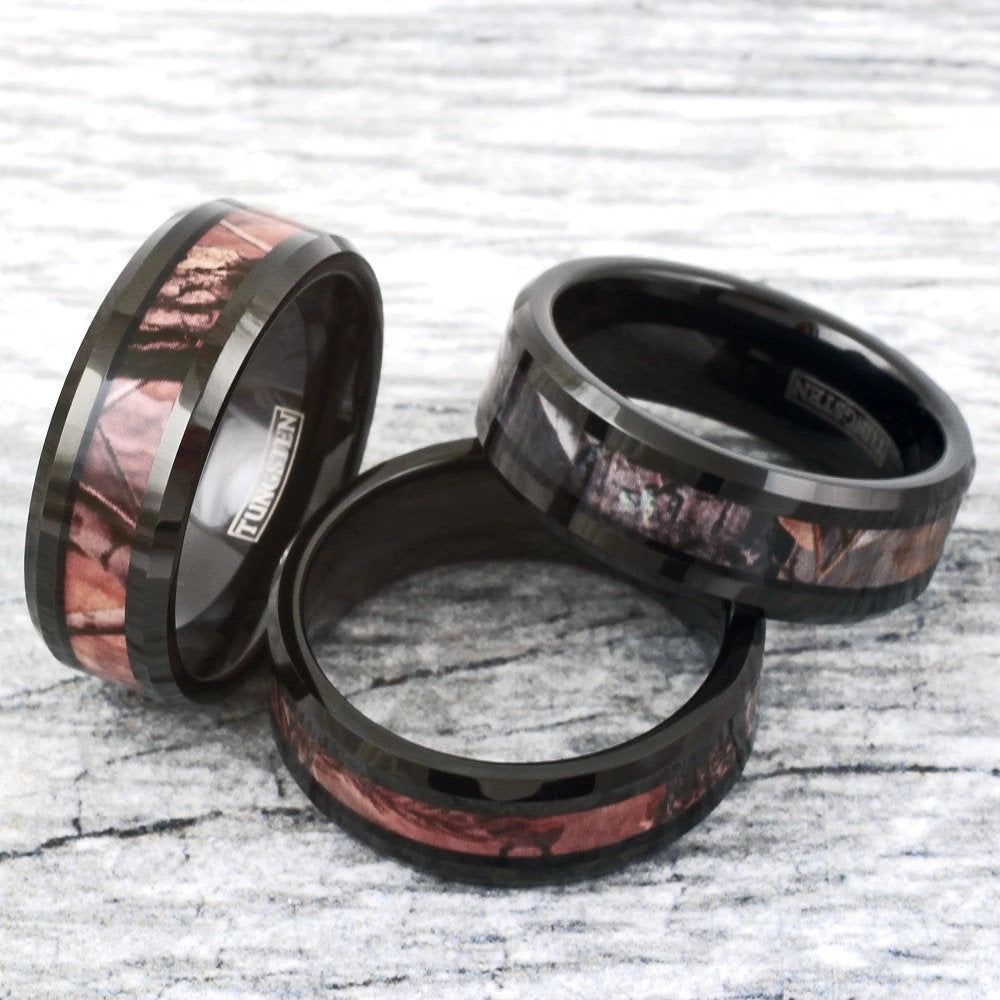 Camo tungsten deals ring