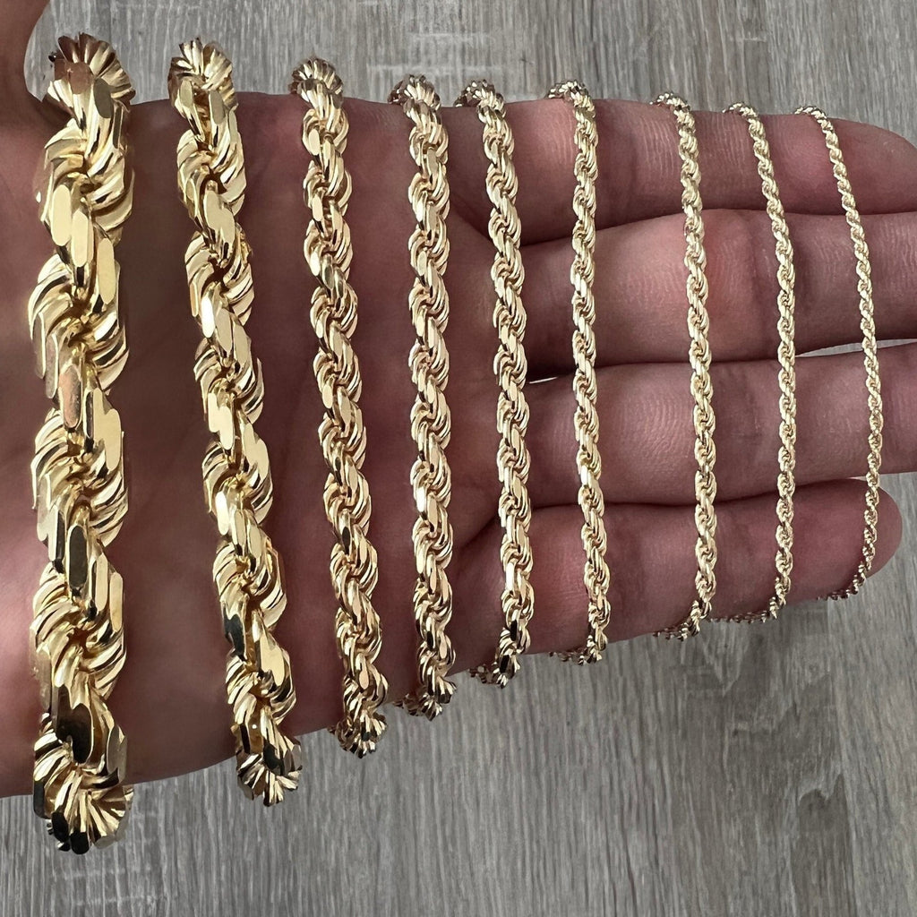 Vermeil on sale rope chain