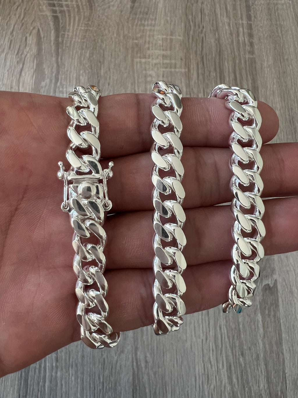 Sterling Silver Heavy Link Chain Bracelet