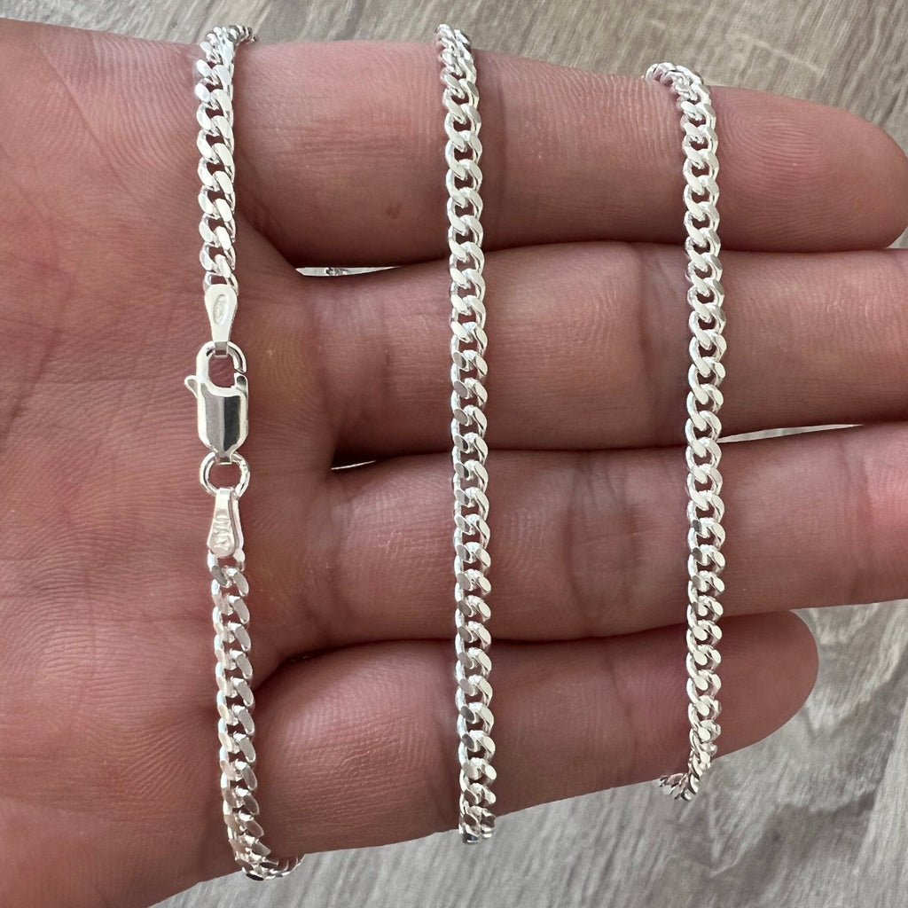 Men's Real Solid 925 Sterling Silver Miami Cuban Chain Bracelet 8 Inch x 6  mm Thick