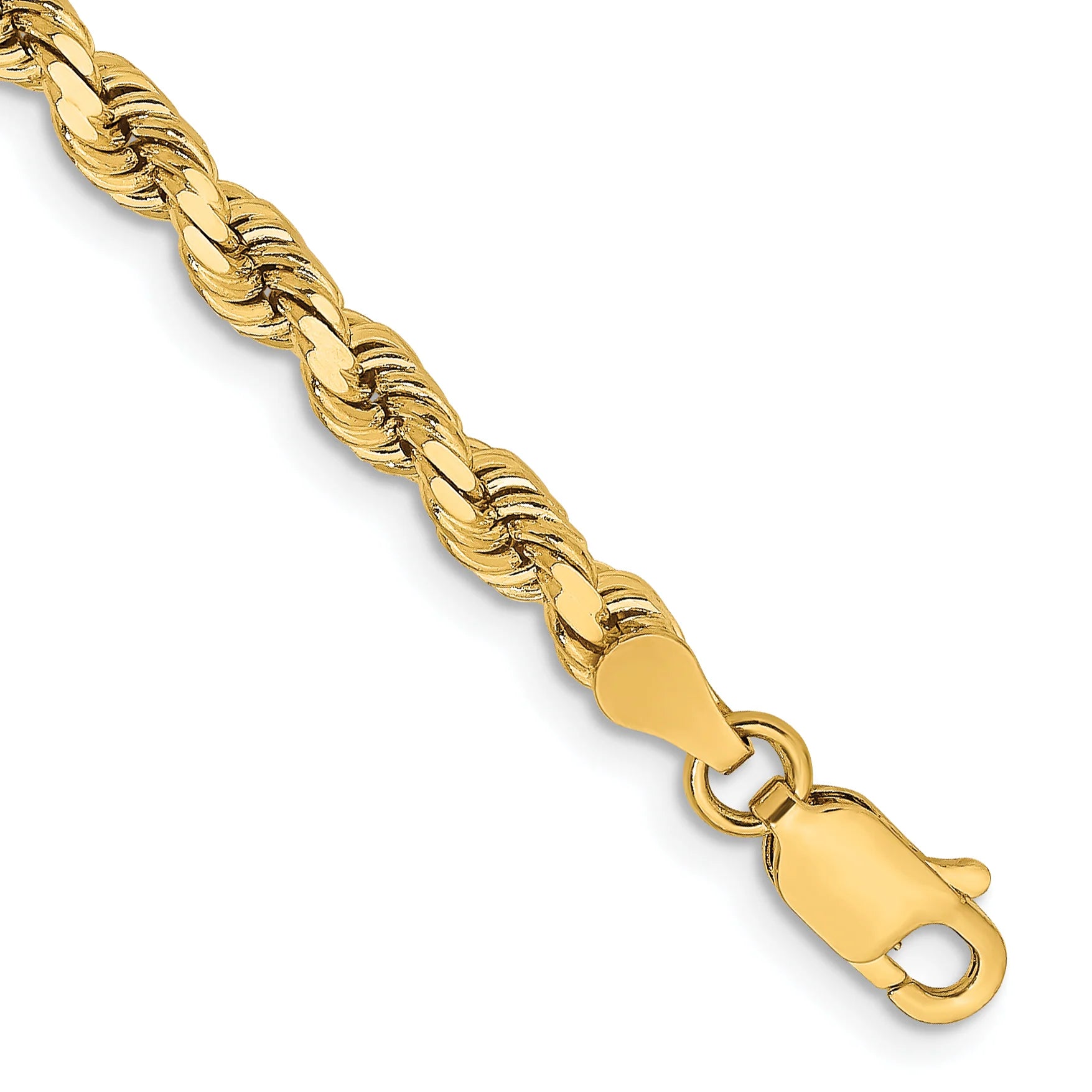 14K 3MM ROPE GOLD VERMEIL CHAIN