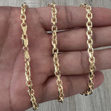 4mm Cable 14K Gold Necklace