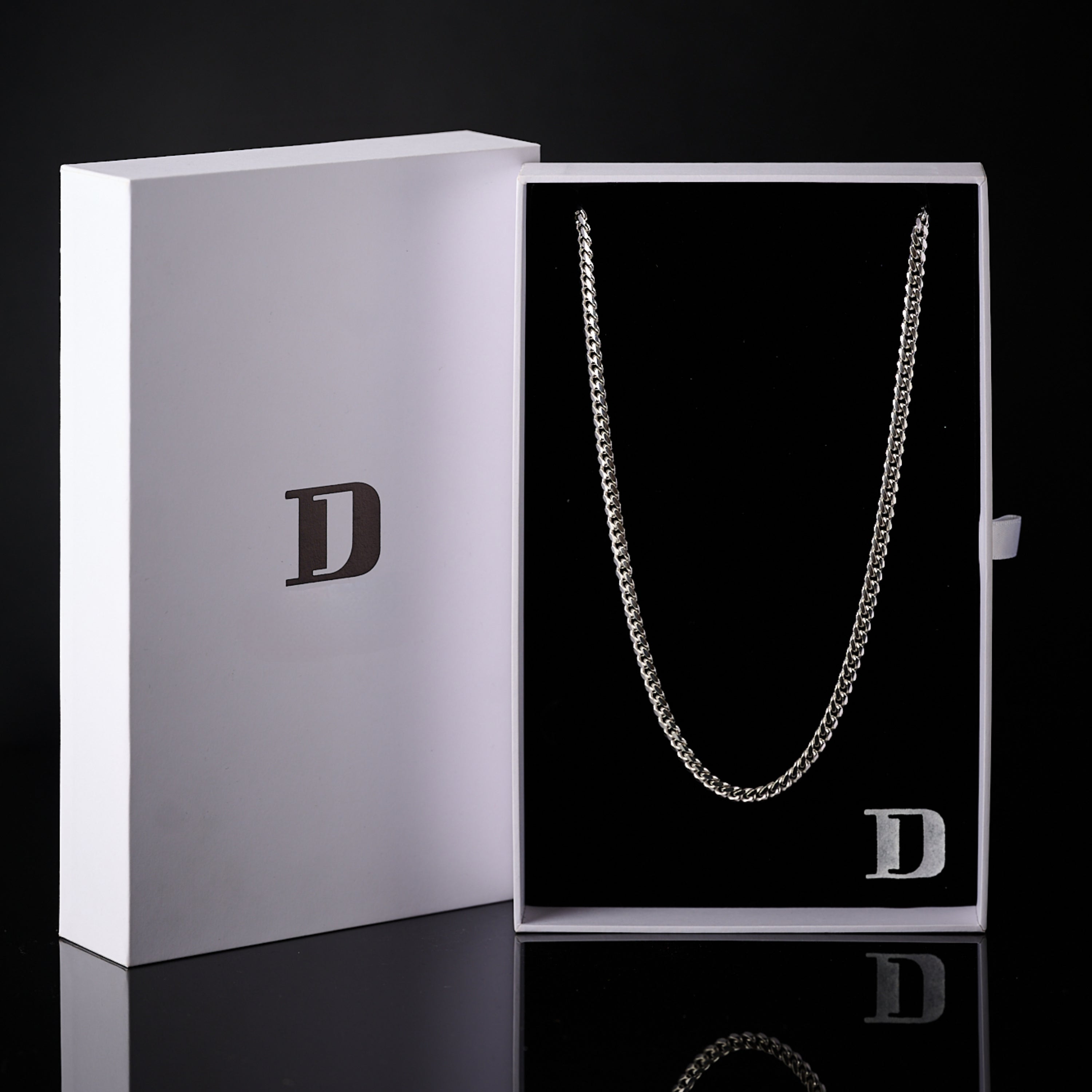 5mm Miami Cuban Box Lock Necklace