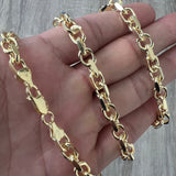 6mm Cable 14K Gold Necklace