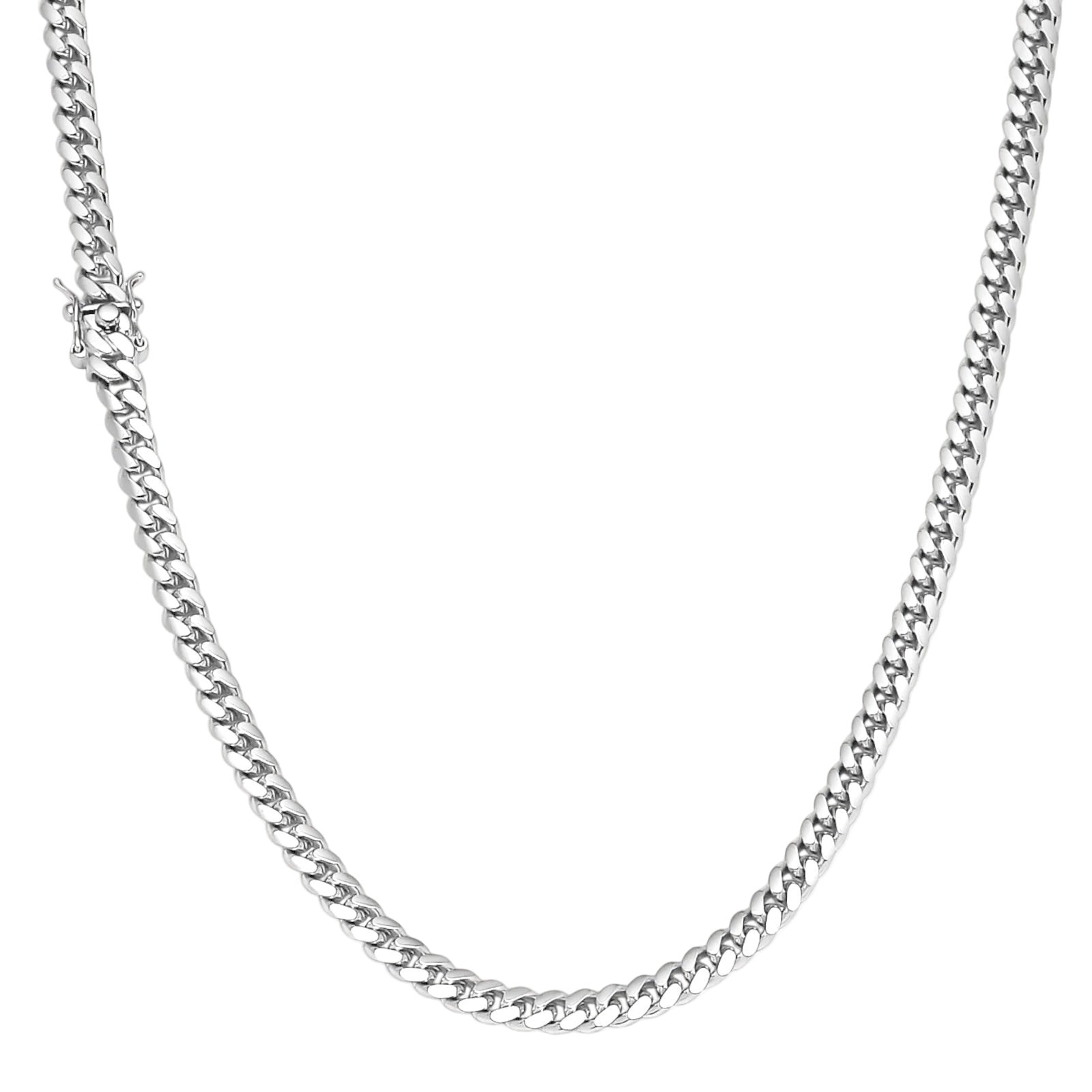 6mm Miami Cuban Box Lock Necklace