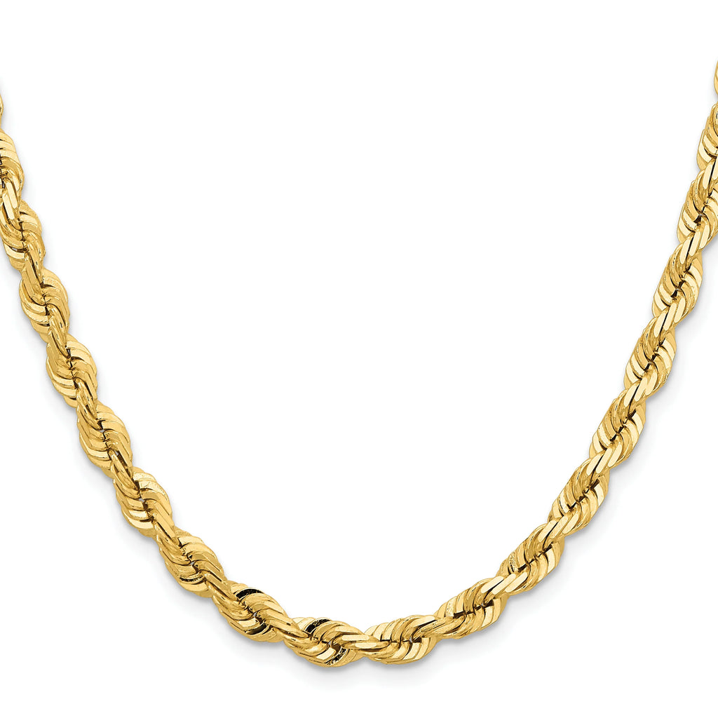 14K 5MM GOLD VERMEIL ROPE CHAIN DC – Daniel Jeweler