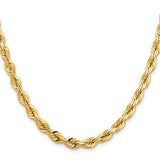 14K 5MM GOLD VERMEIL ROPE CHAIN DC
