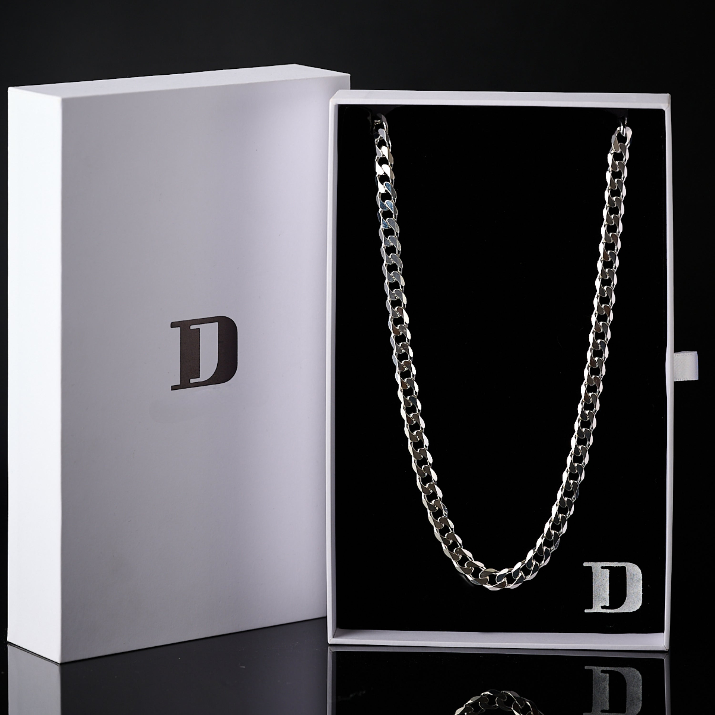 8MM CUBAN 925 CHAIN