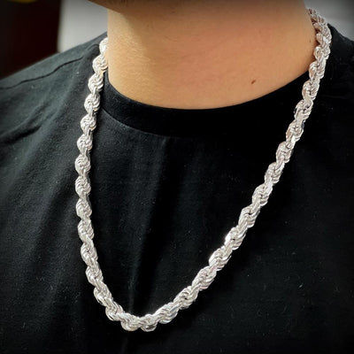 8MM ROPE 925 CHAIN DC