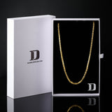 2.5MM Byzantine 14K Gold Chain