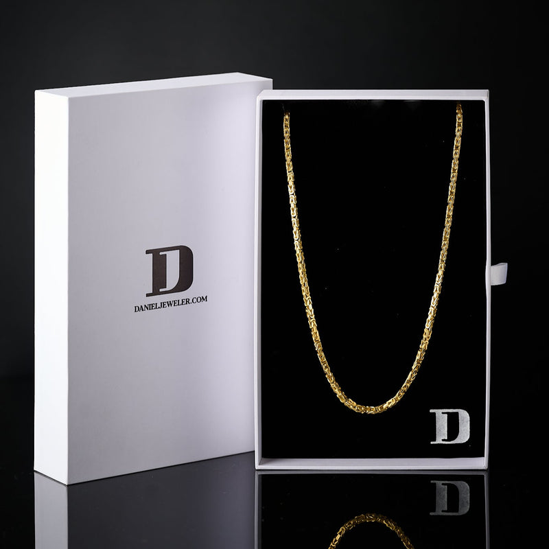 2.5MM Byzantine 14K Gold Chain