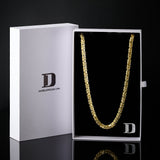 6MM Byzantine 14K Gold Chain