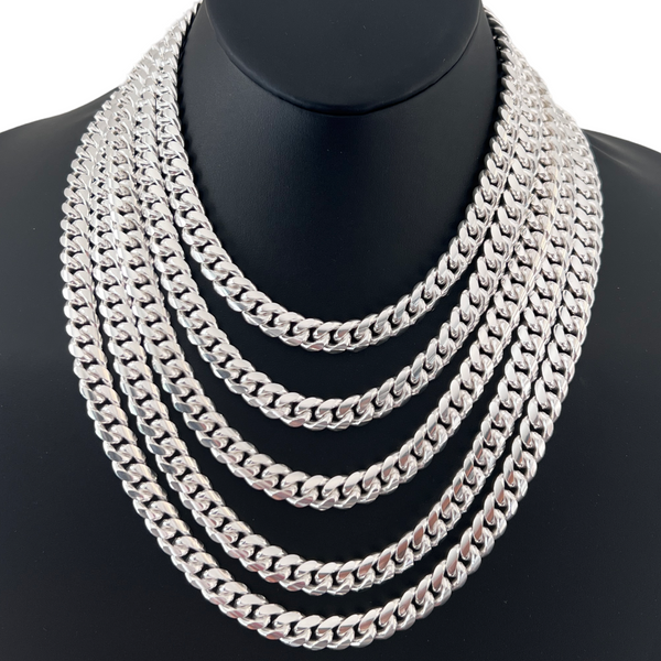10mm Miami Cuban Box Lock Necklace
