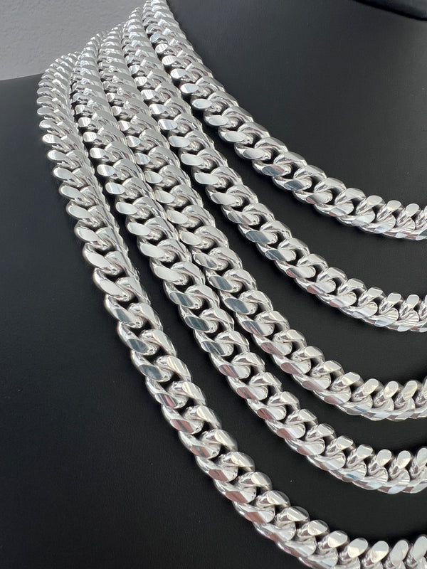 10mm Miami Cuban Box Lock Necklace