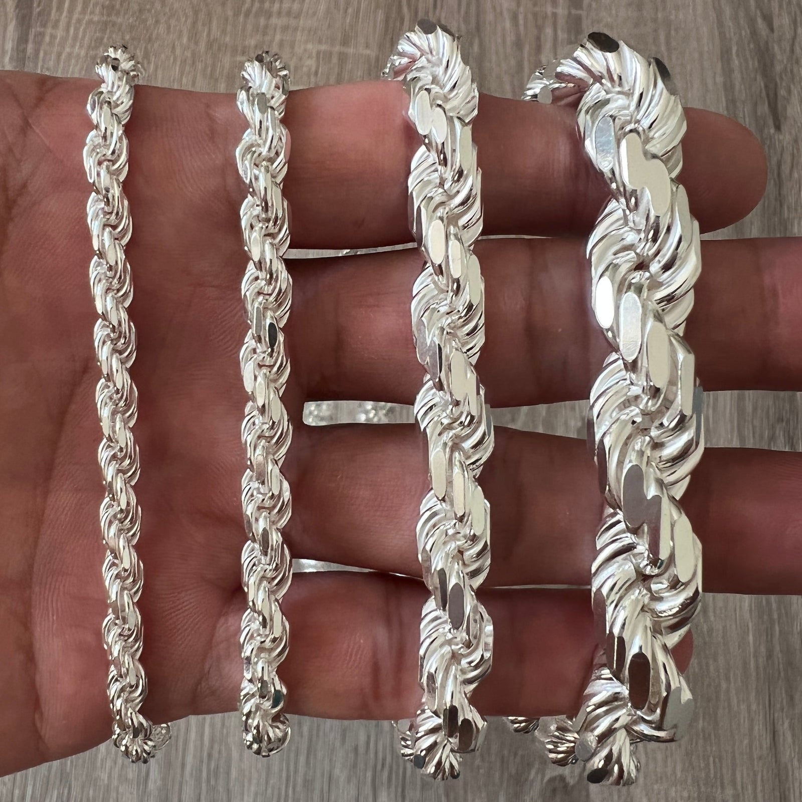 How to clean silver rope chain deals