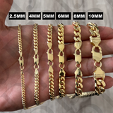 Miami Cuban 14K Gold Lobster Necklace