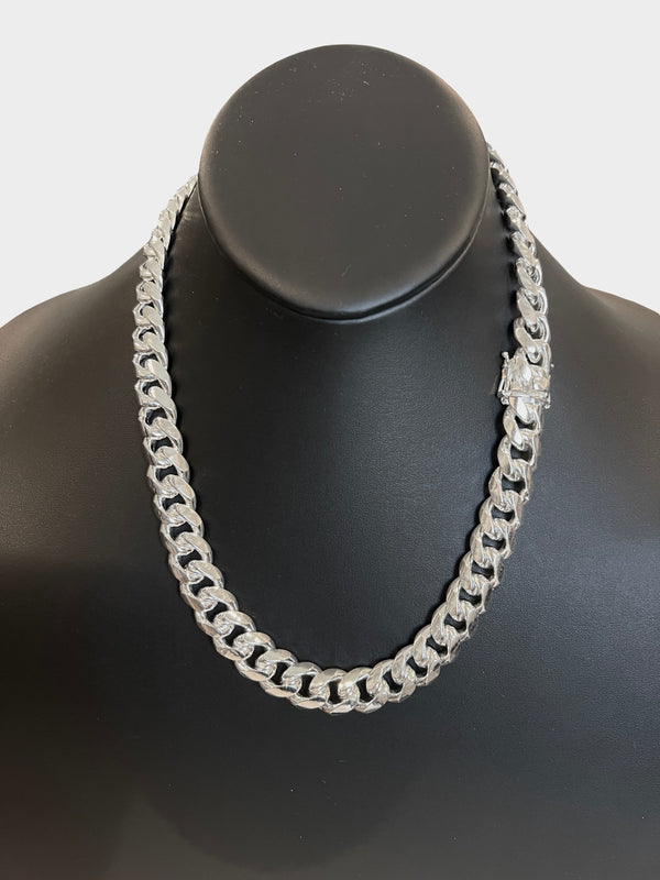 14mm Miami Cuban Box Lock Necklace