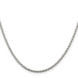 2MM ROPE 925 CHAIN DC