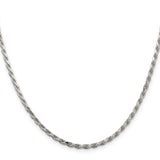 2.5MM ROPE 925 CHAIN DC