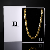 14K 10MM GOLD VERMEIL ROPE CHAIN DC