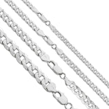 925 FLAT CUBAN CHAIN