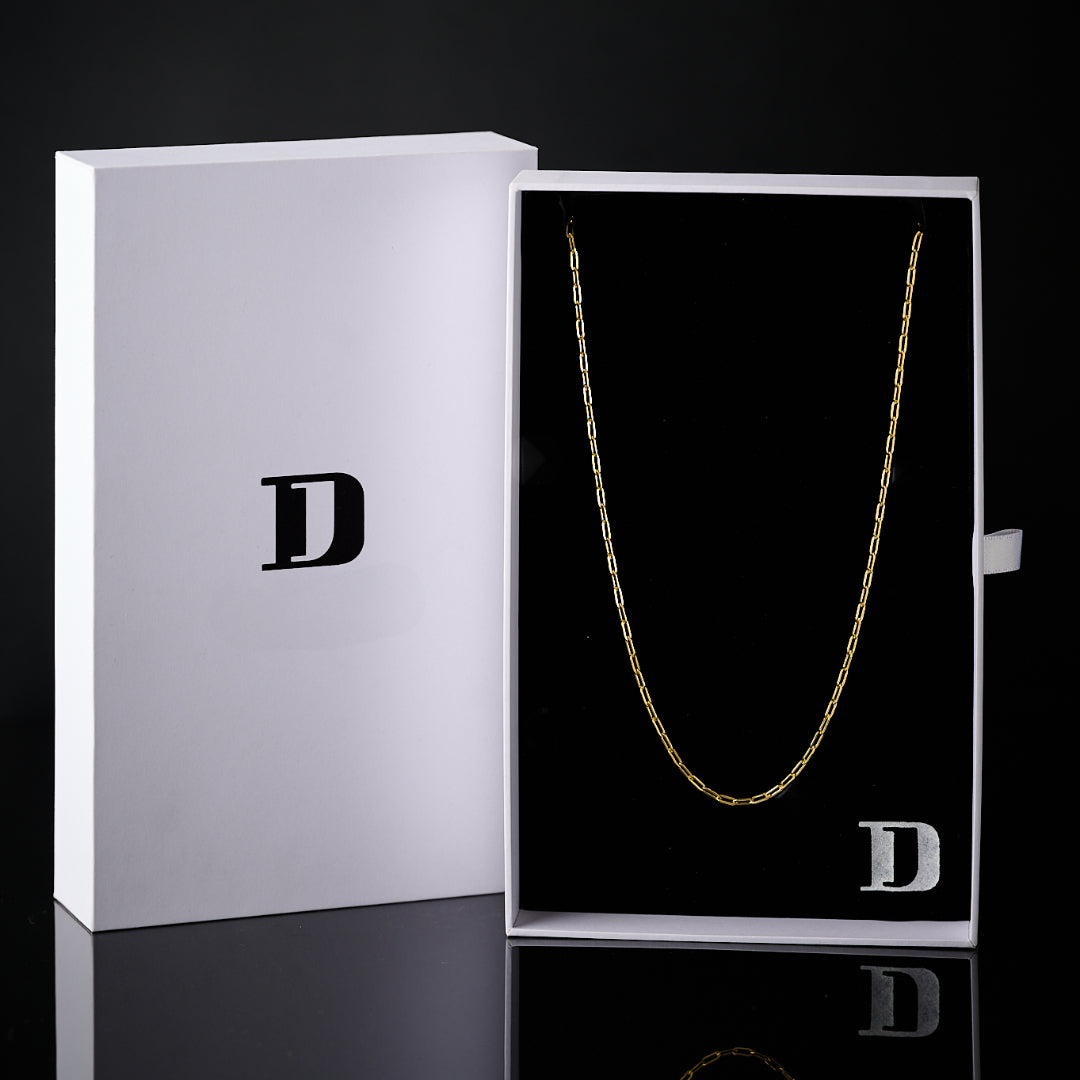 Paperclip 14K Gold Chain