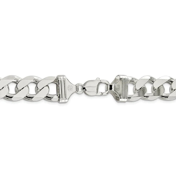 15MM CUBAN 925 BRACELET