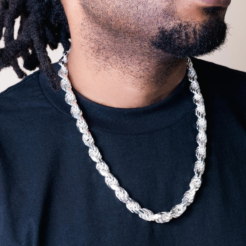 11MM 925 Rope Necklace DC