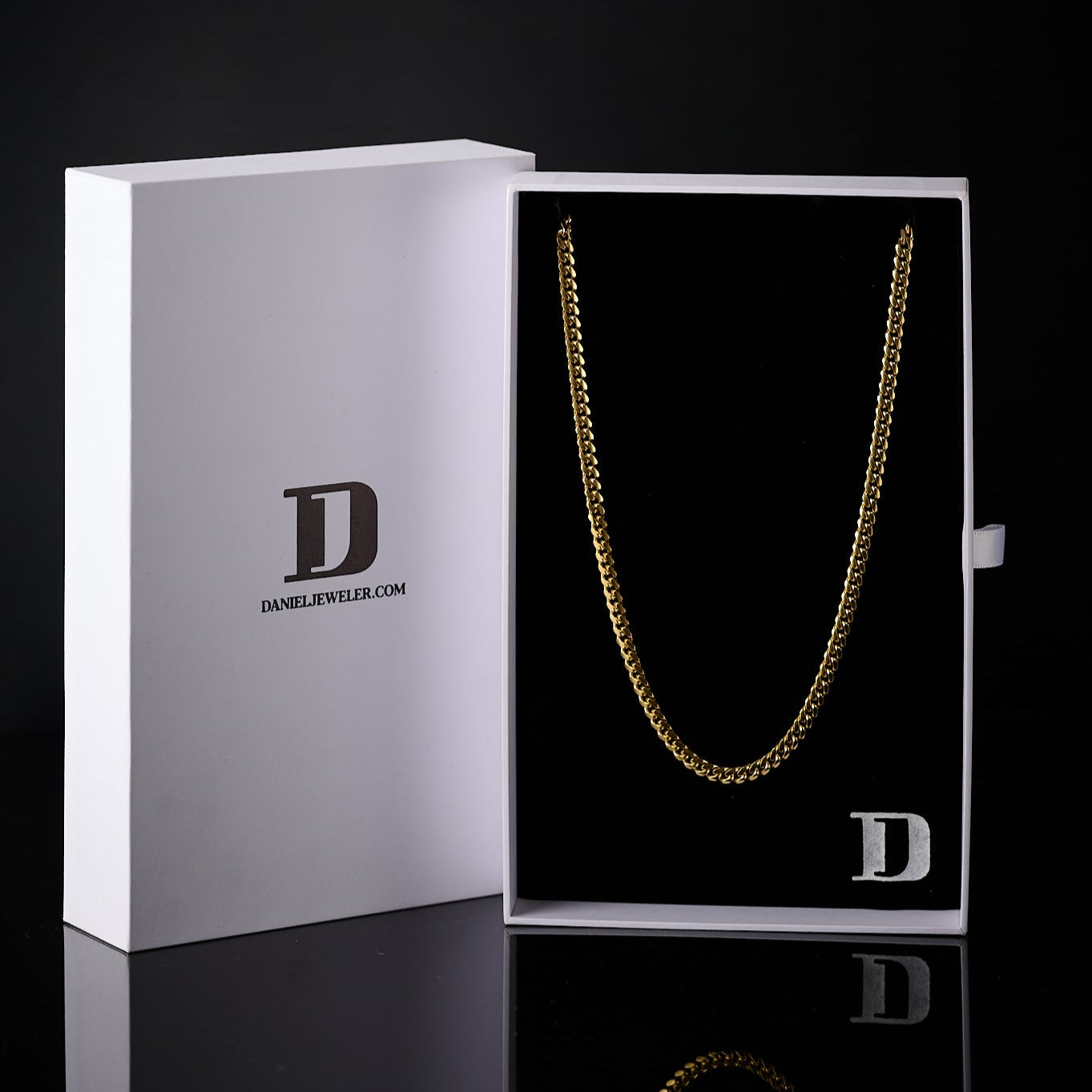 5mm Miami Cuban 14K Gold Necklace