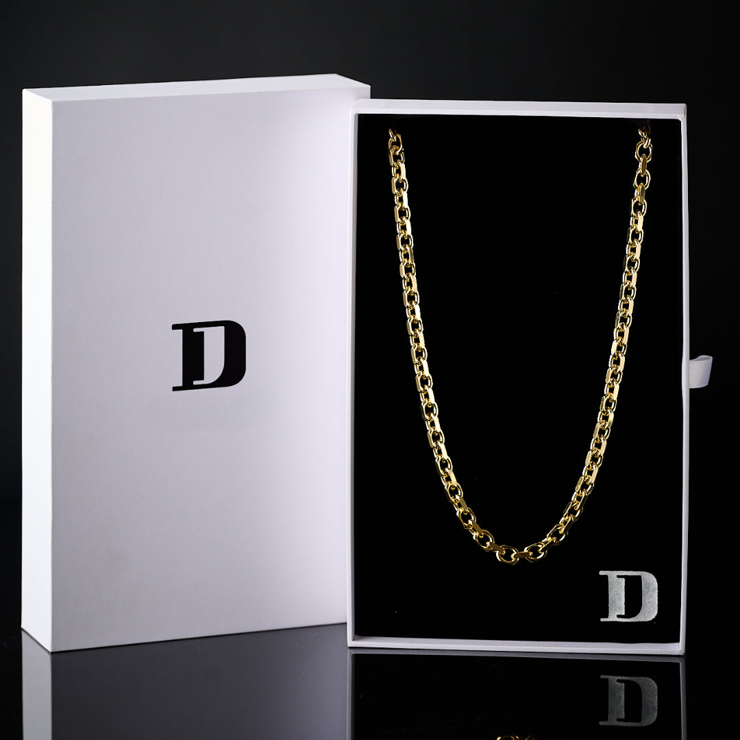 Cable 14K Gold Necklace