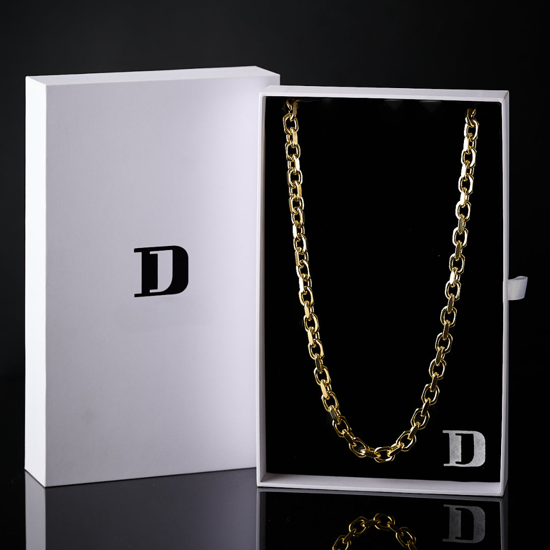 Cable 14K Gold Necklace