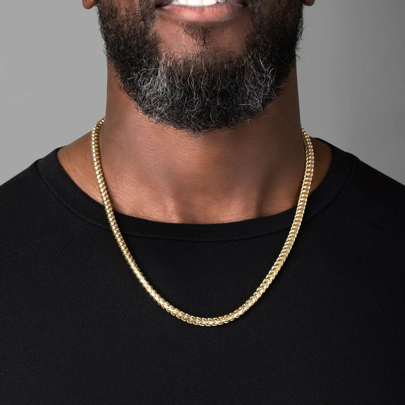 FRANCO 14K GOLD 925 CHAIN DC