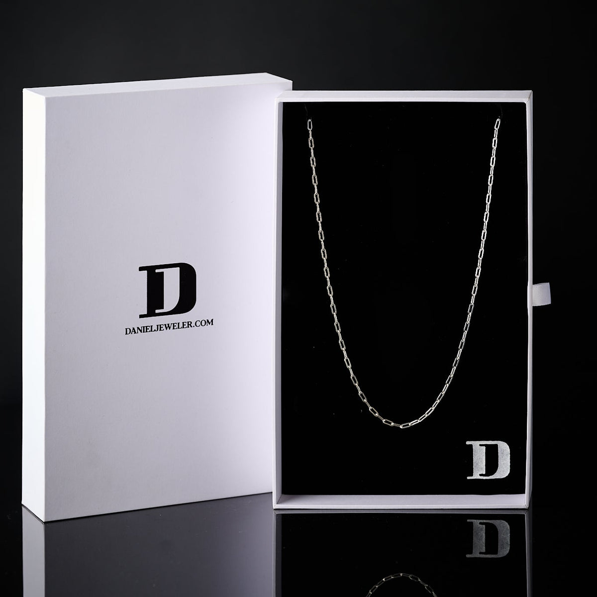 2.5mm Paperclip 925 Chain