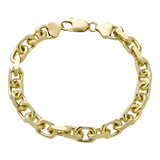 Cable 14K Gold Bracelet